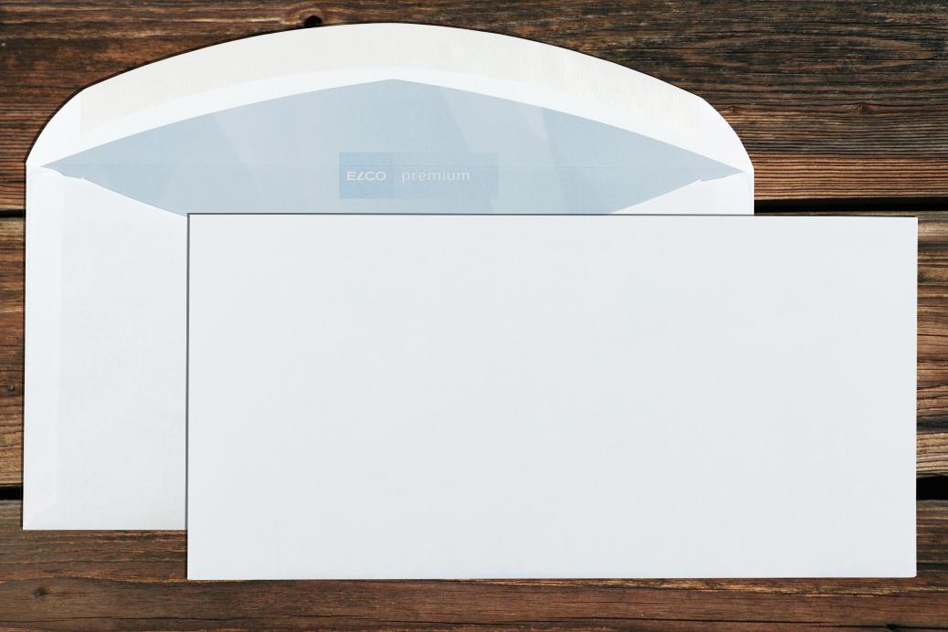 Kuvertierhüllen C6/5 114x229 mm Nassklebend Hochweiß 80 g/qm